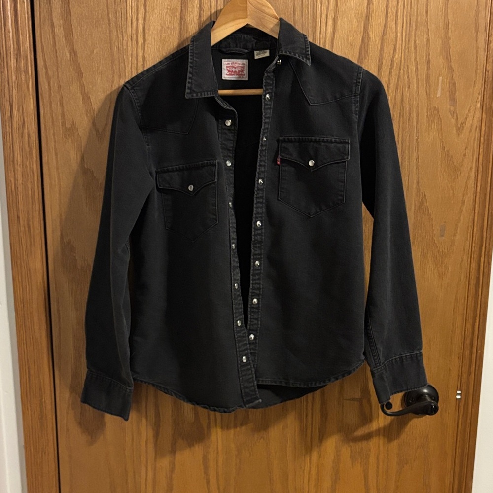 Levi's Charcoal Denim Shirt